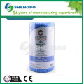 Disposable nonwoven cleaning wipes rolls